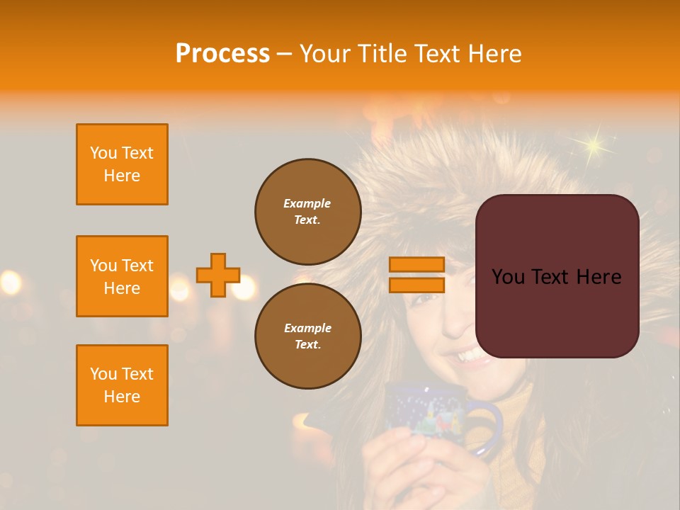 Kalt Weihnachten Stehen PowerPoint Template