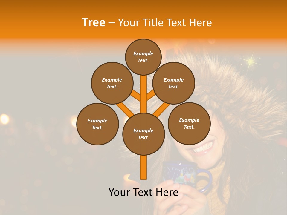 Kalt Weihnachten Stehen PowerPoint Template