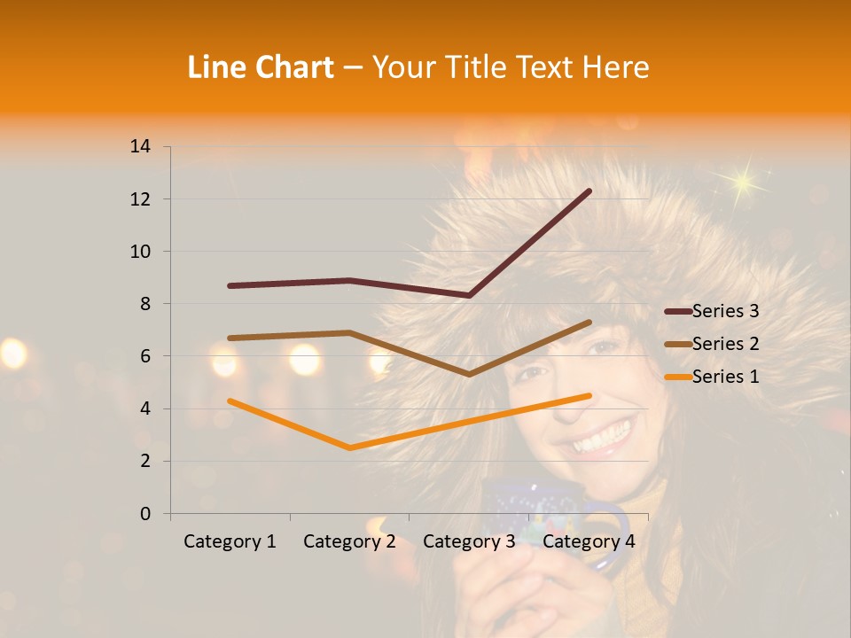 Kalt Weihnachten Stehen PowerPoint Template