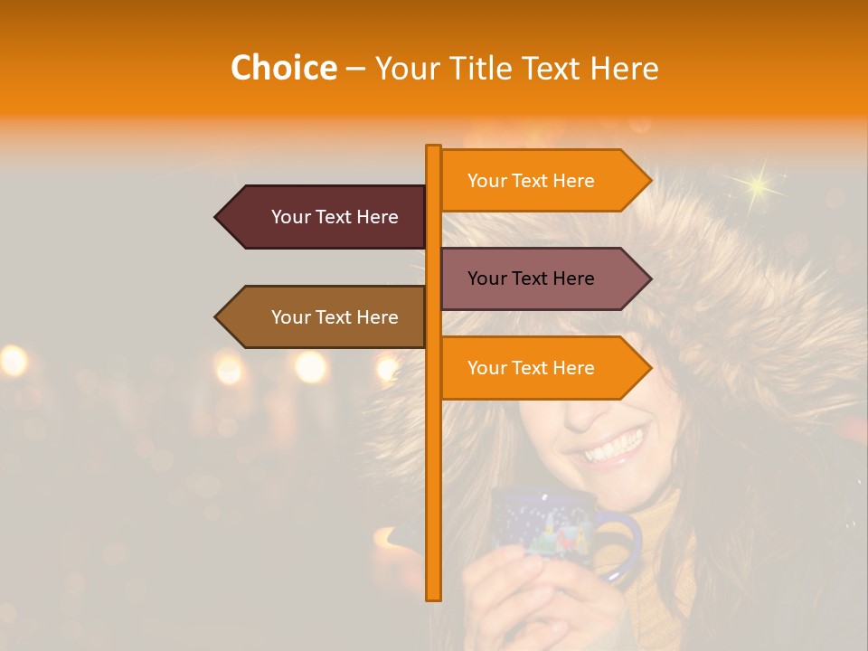 Kalt Weihnachten Stehen PowerPoint Template