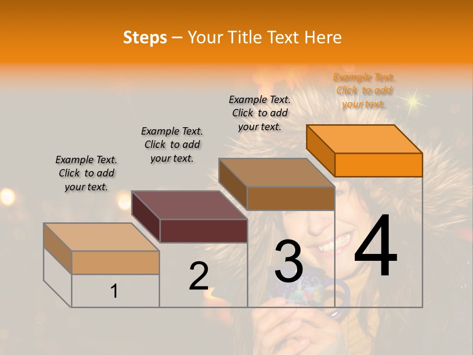 Kalt Weihnachten Stehen PowerPoint Template
