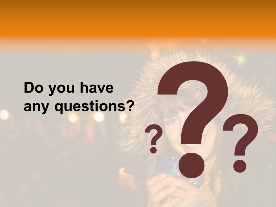 Kalt Weihnachten Stehen PowerPoint Template