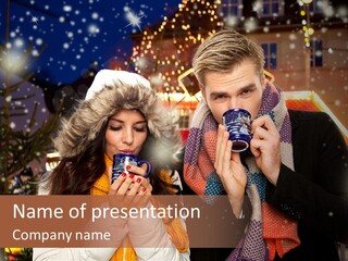 Silvester Erwartung Einladen PowerPoint Template