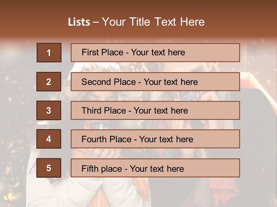 Silvester Erwartung Einladen PowerPoint Template