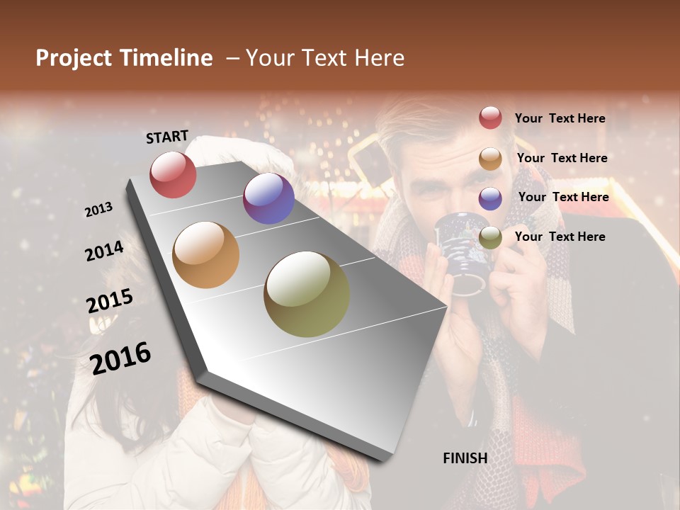 Silvester Erwartung Einladen PowerPoint Template