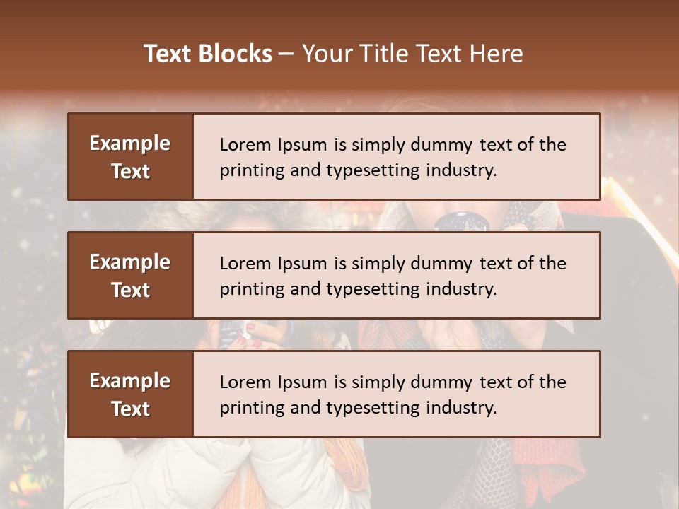 Silvester Erwartung Einladen PowerPoint Template