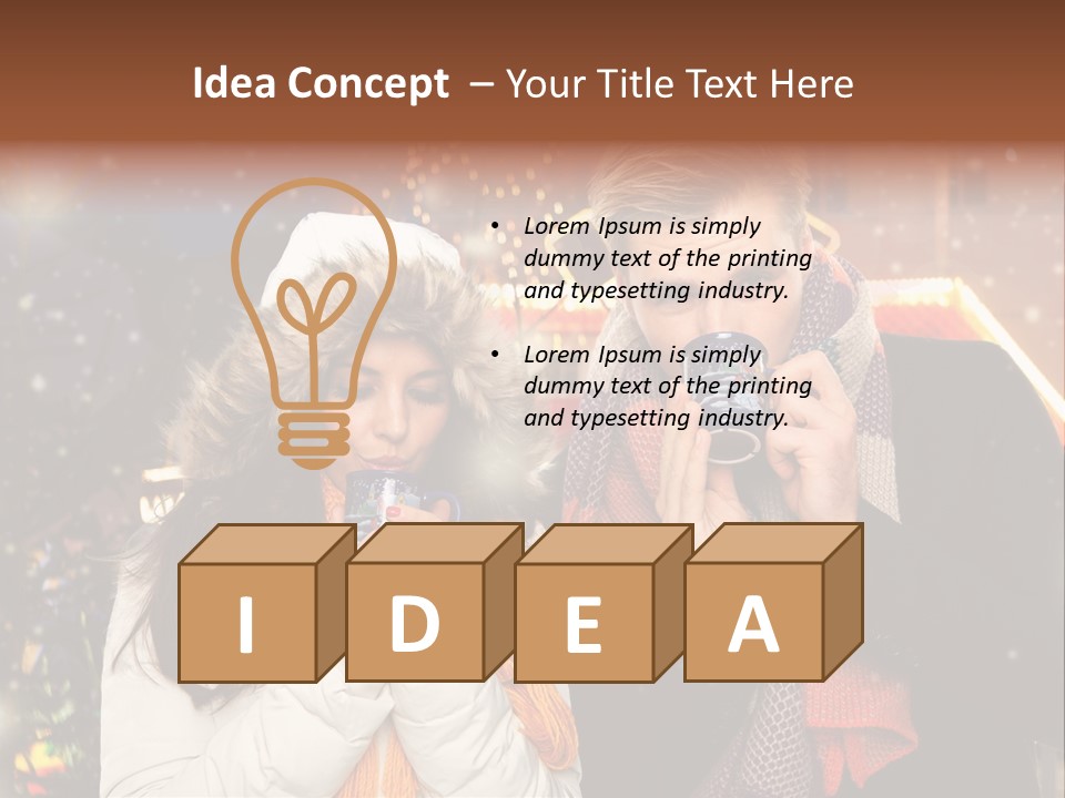 Silvester Erwartung Einladen PowerPoint Template