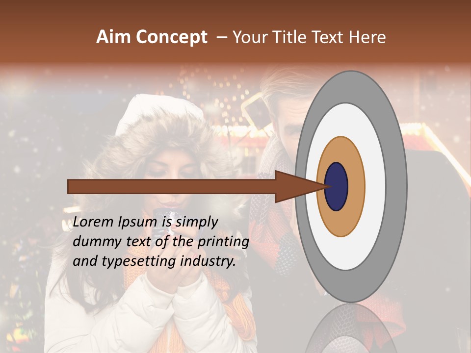 Silvester Erwartung Einladen PowerPoint Template