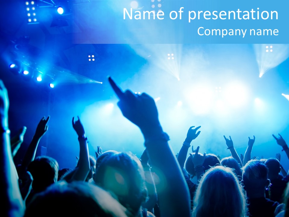 Night Loud Performance PowerPoint Template