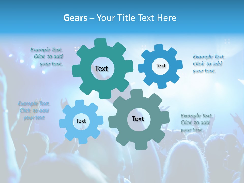 Night Loud Performance PowerPoint Template