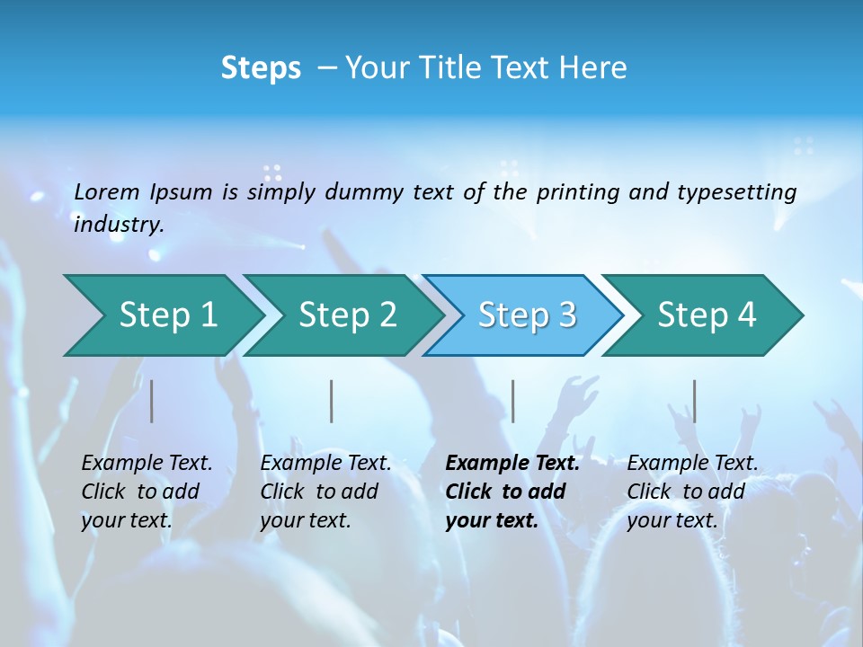 Night Loud Performance PowerPoint Template