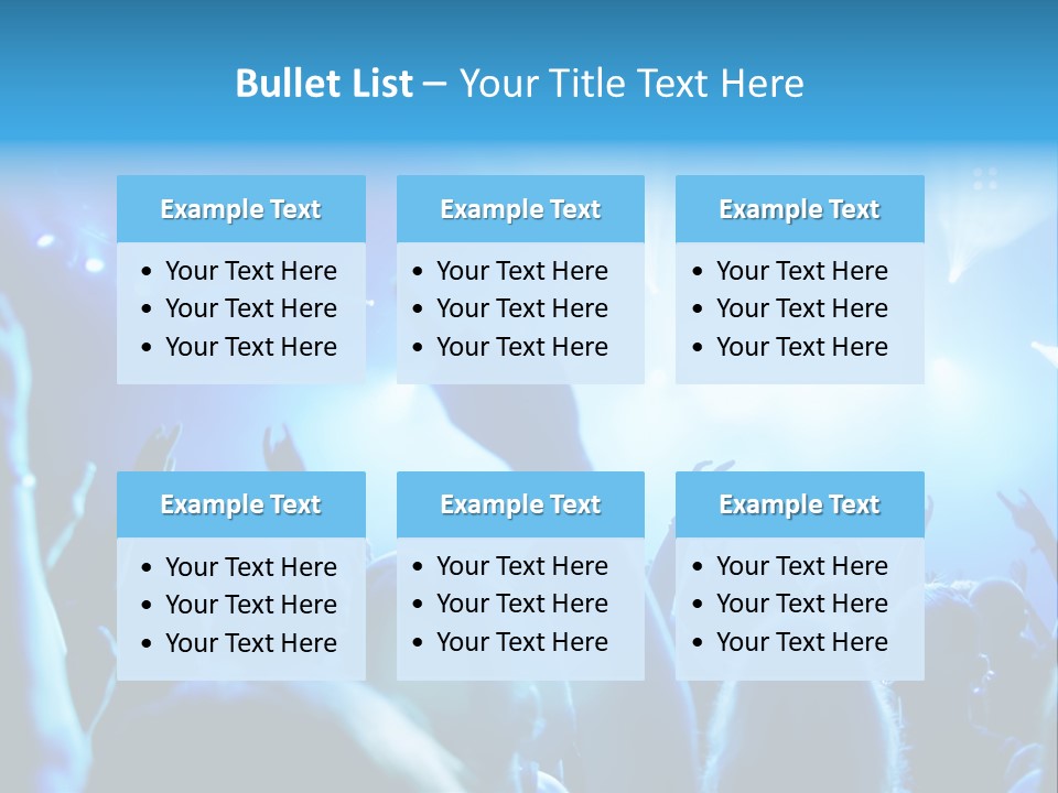 Night Loud Performance PowerPoint Template