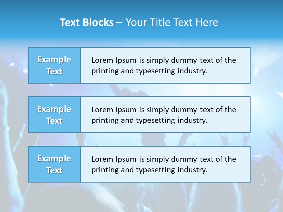 Night Loud Performance PowerPoint Template