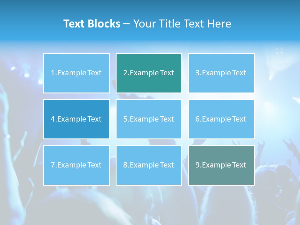 Night Loud Performance PowerPoint Template