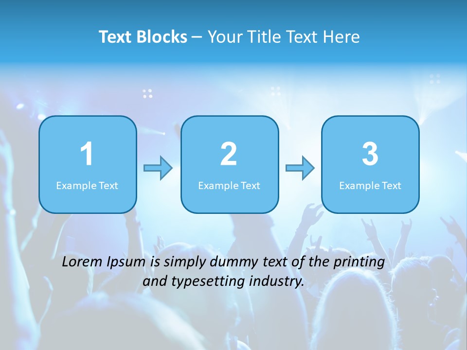 Night Loud Performance PowerPoint Template