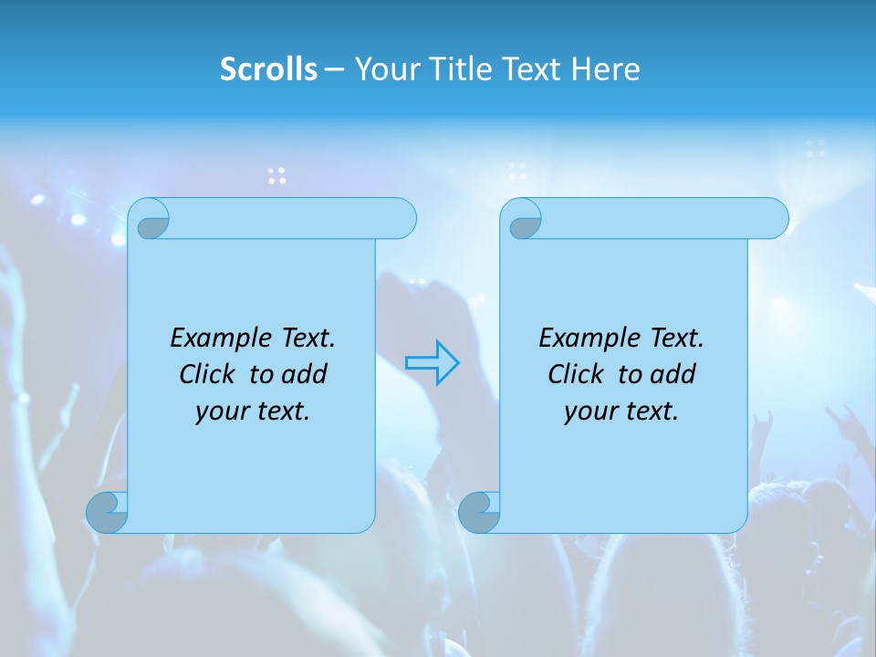 Night Loud Performance PowerPoint Template