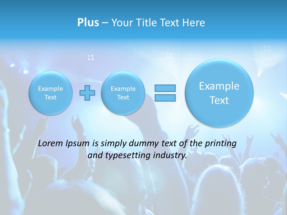 Night Loud Performance PowerPoint Template
