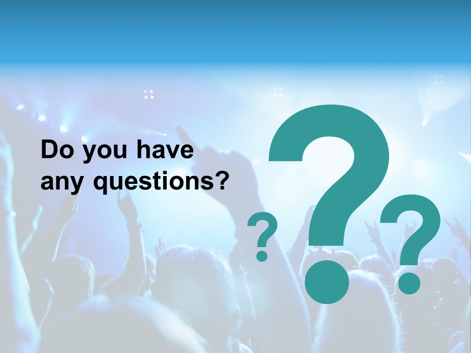 Night Loud Performance PowerPoint Template