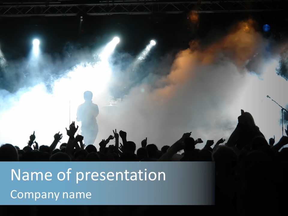 Star Stage Event PowerPoint Template