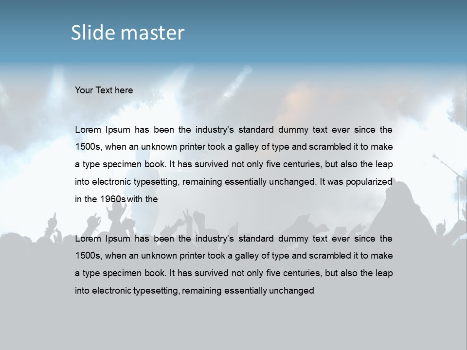 Star Stage Event PowerPoint Template