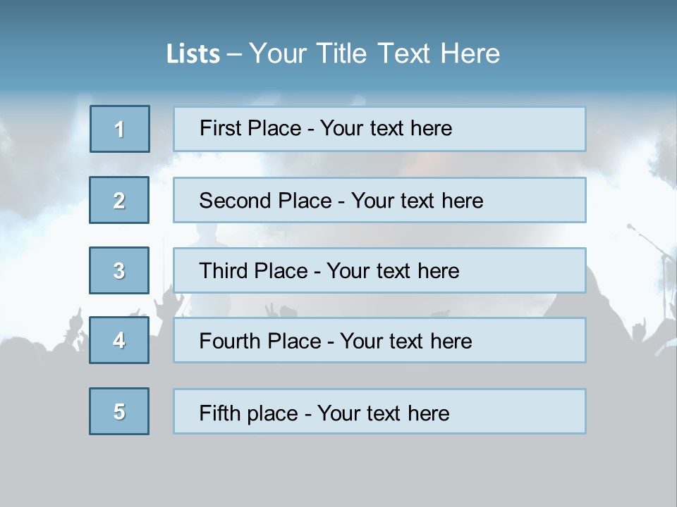 Star Stage Event PowerPoint Template