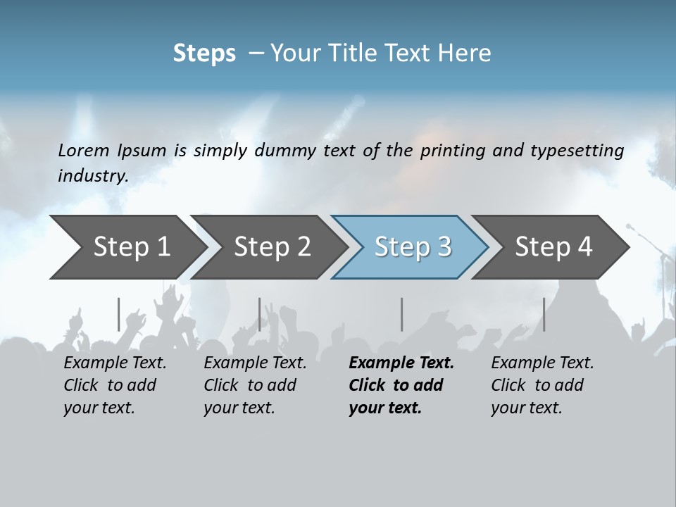 Star Stage Event PowerPoint Template