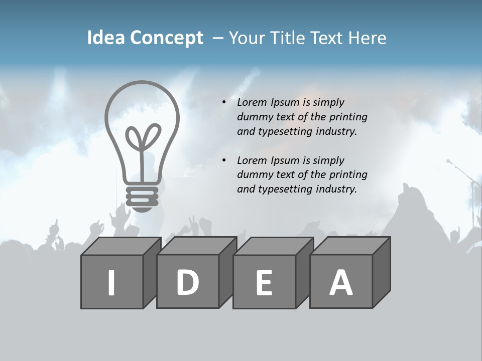 Star Stage Event PowerPoint Template