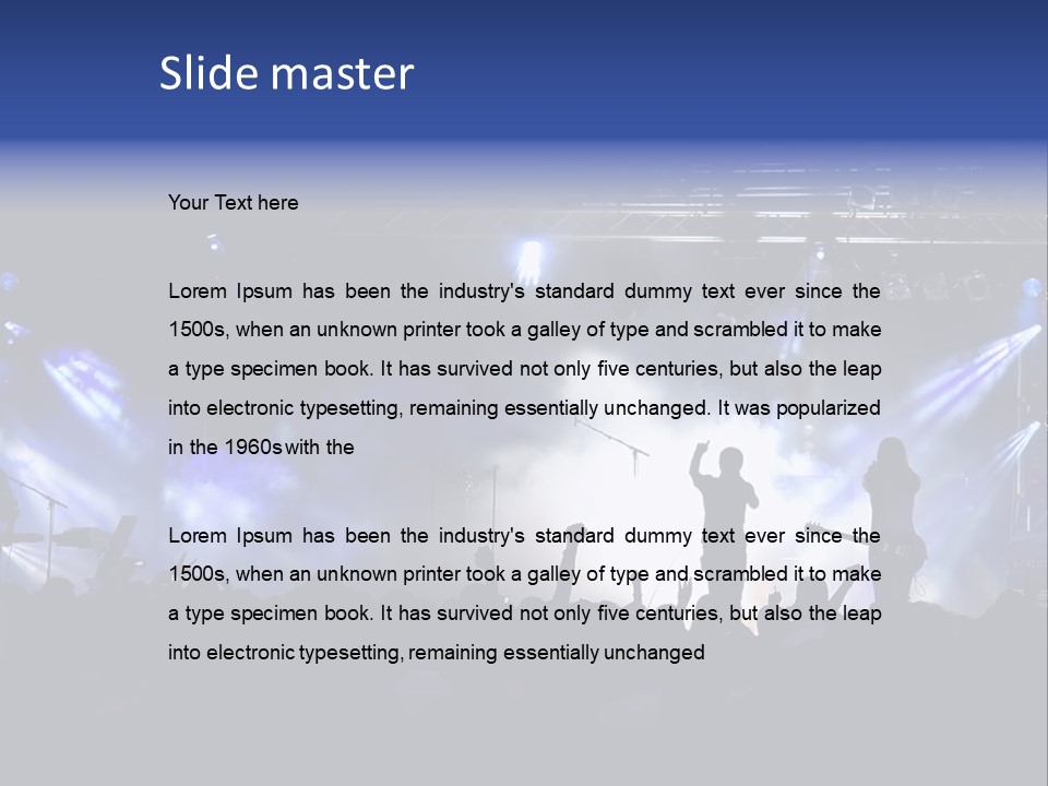 Open Concert Show PowerPoint Template