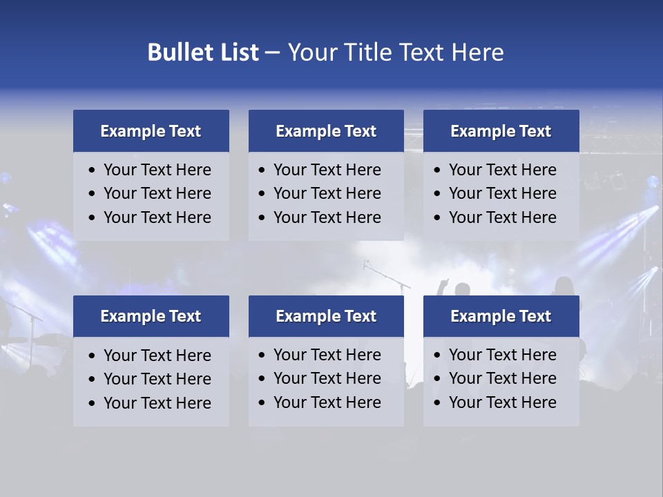 Open Concert Show PowerPoint Template