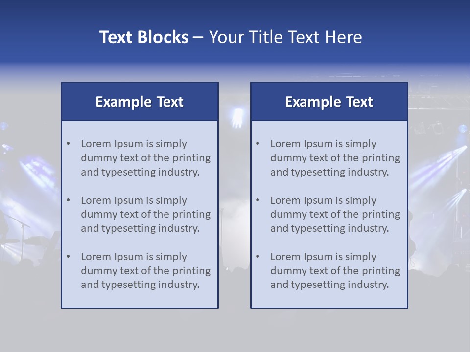 Open Concert Show PowerPoint Template