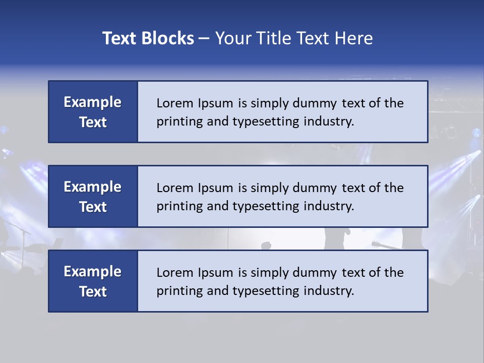 Open Concert Show PowerPoint Template