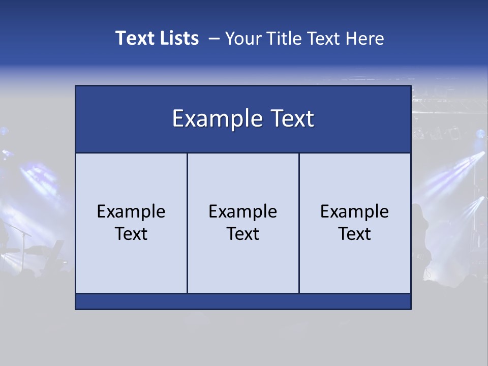 Open Concert Show PowerPoint Template