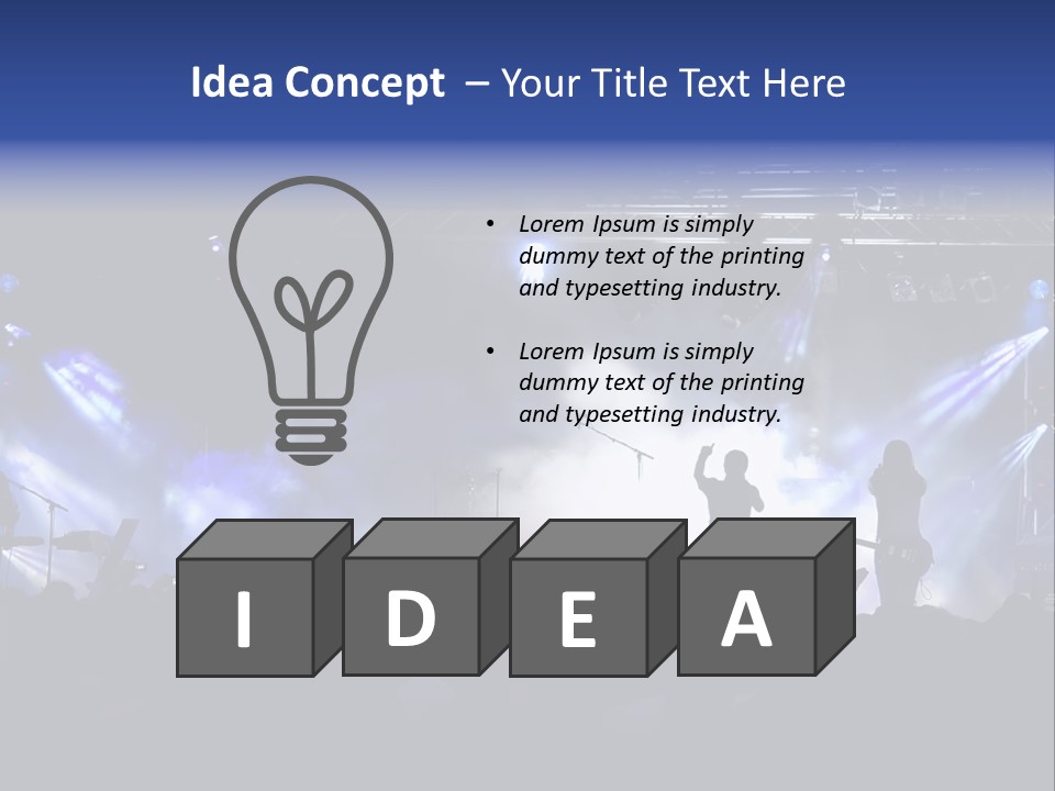 Open Concert Show PowerPoint Template