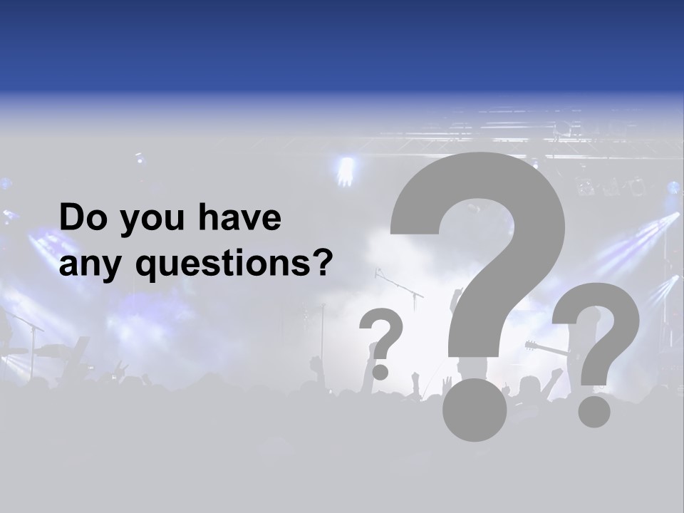 Open Concert Show PowerPoint Template