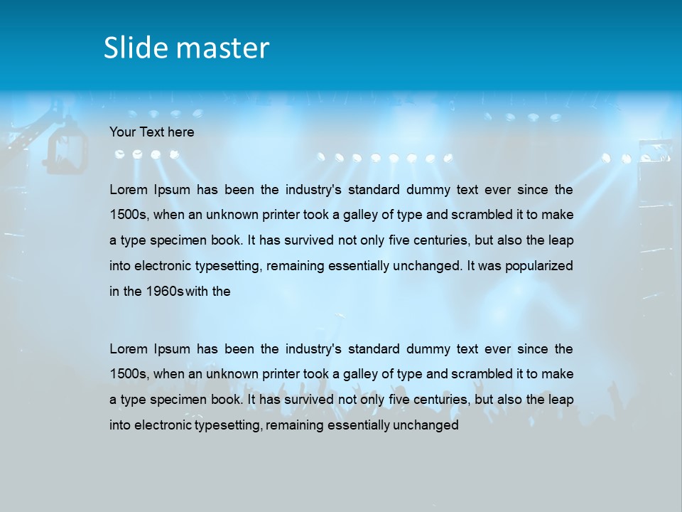 Actor Pop Musician PowerPoint Template