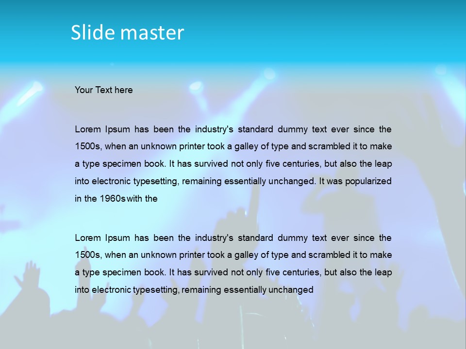 Music Star People PowerPoint Template