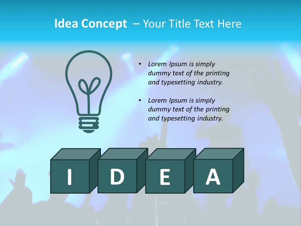 Music Star People PowerPoint Template