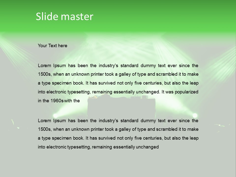 Nightlife Band Night PowerPoint Template