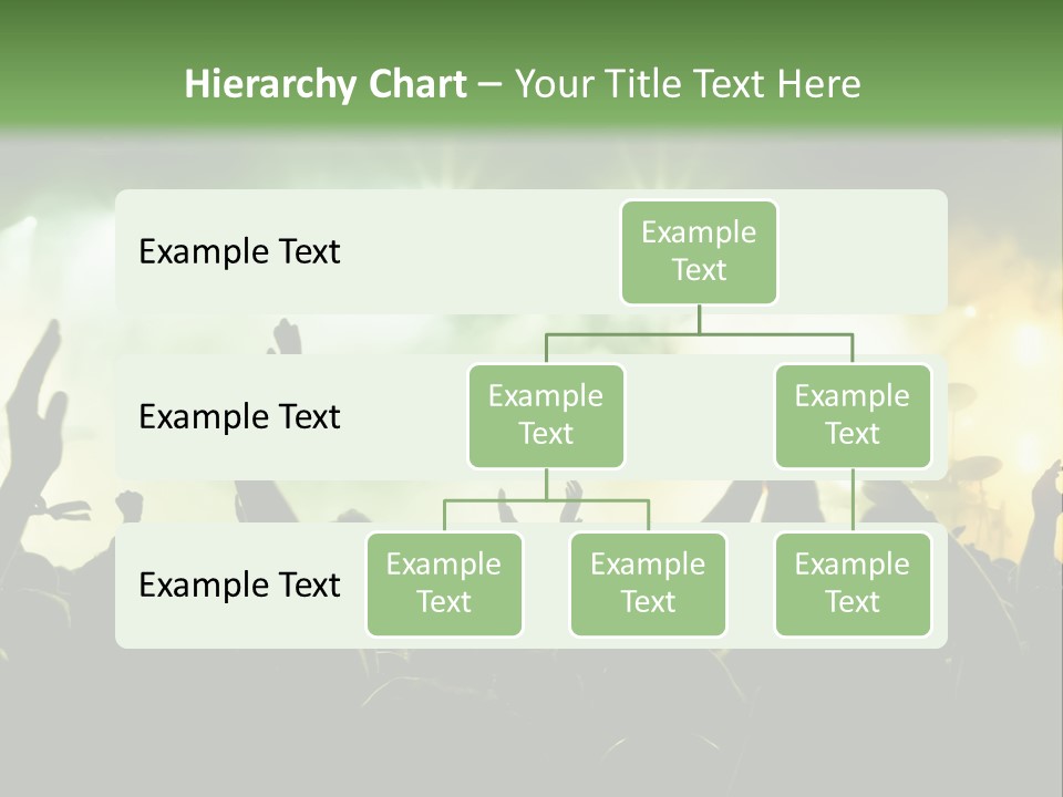Menschenmenge Ereignis Nacht PowerPoint Template