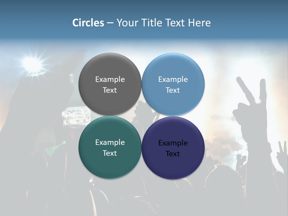 Rhythmus Party Nachtleben PowerPoint Template