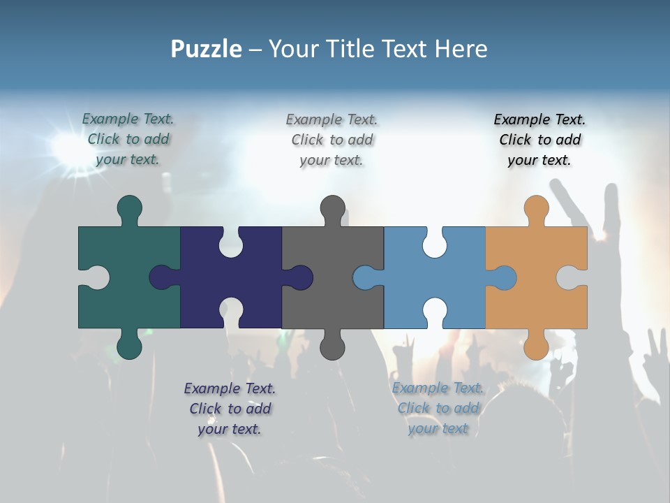Rhythmus Party Nachtleben PowerPoint Template