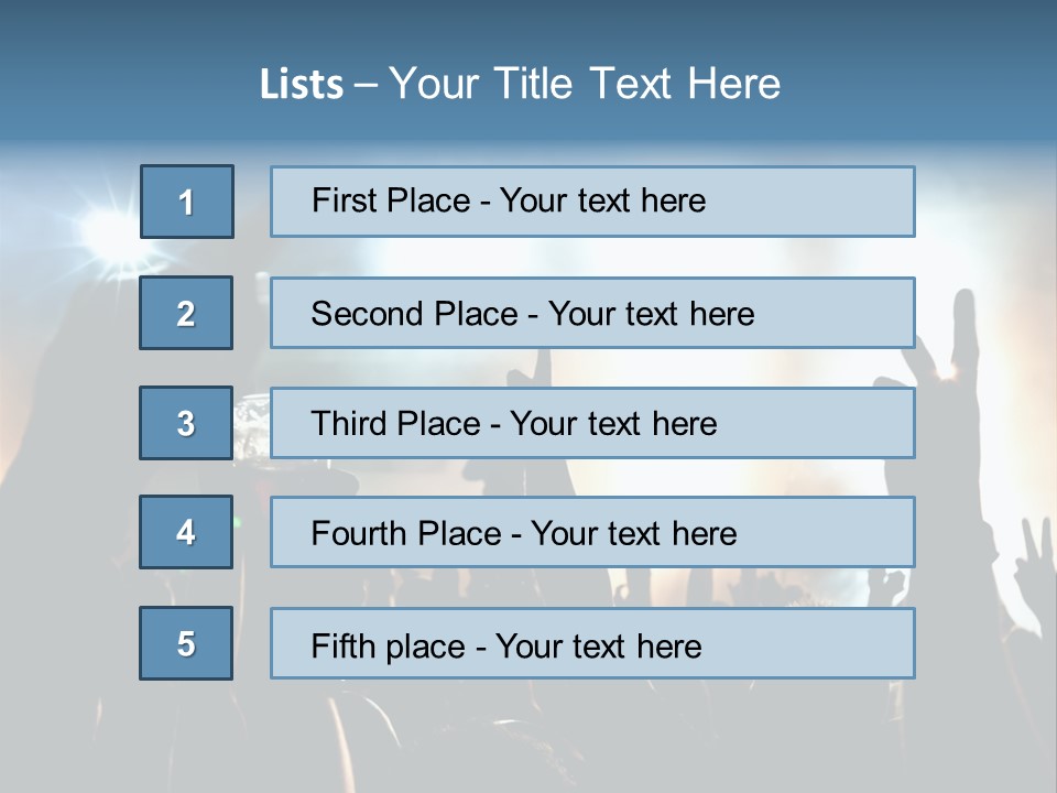 Rhythmus Party Nachtleben PowerPoint Template