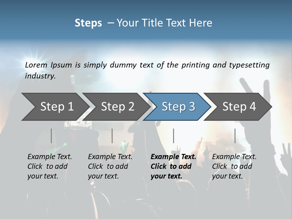 Rhythmus Party Nachtleben PowerPoint Template