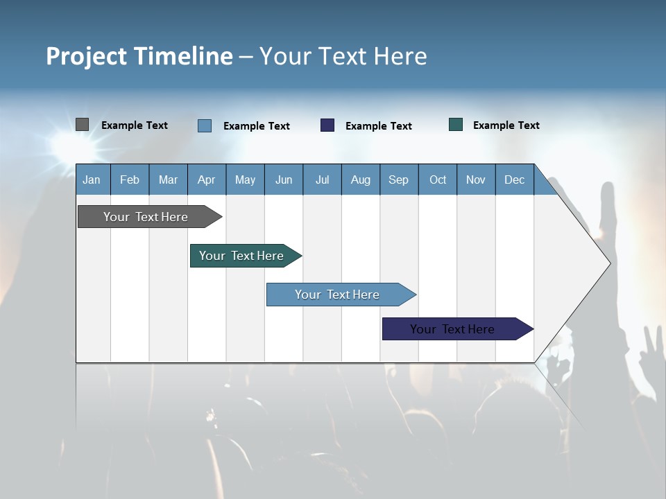 Rhythmus Party Nachtleben PowerPoint Template