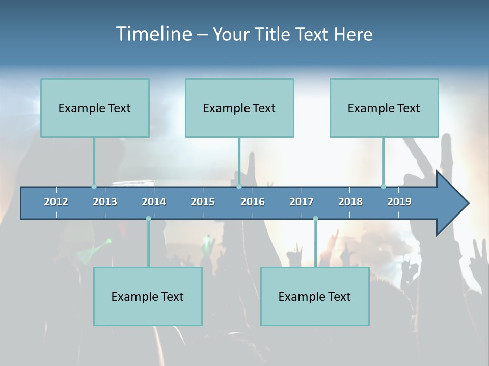 Rhythmus Party Nachtleben PowerPoint Template