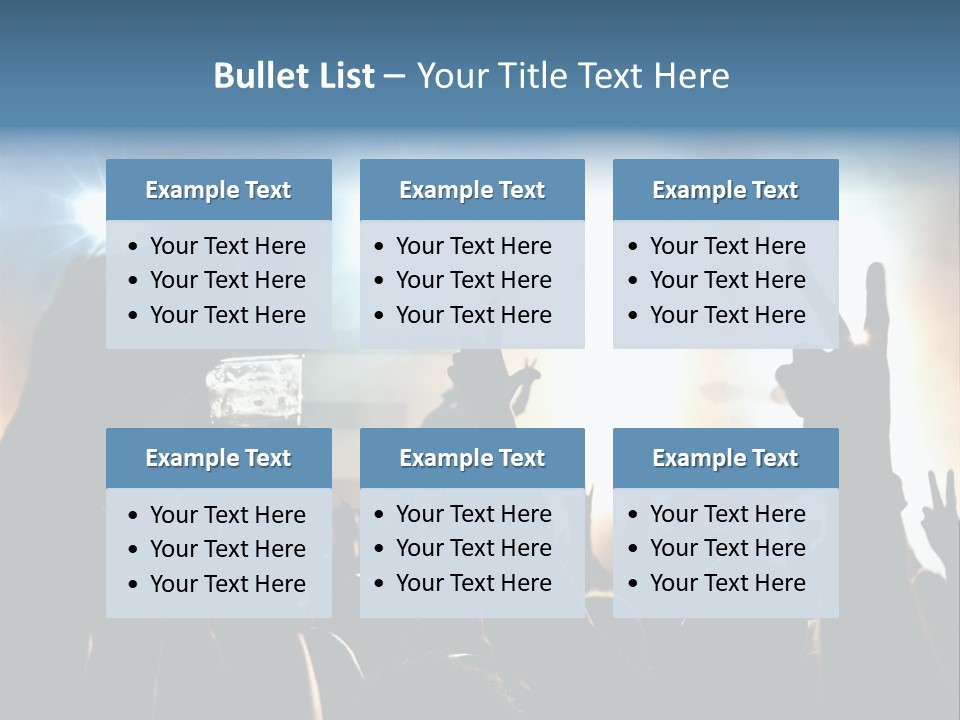 Rhythmus Party Nachtleben PowerPoint Template