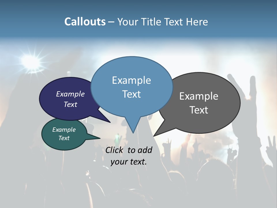 Rhythmus Party Nachtleben PowerPoint Template