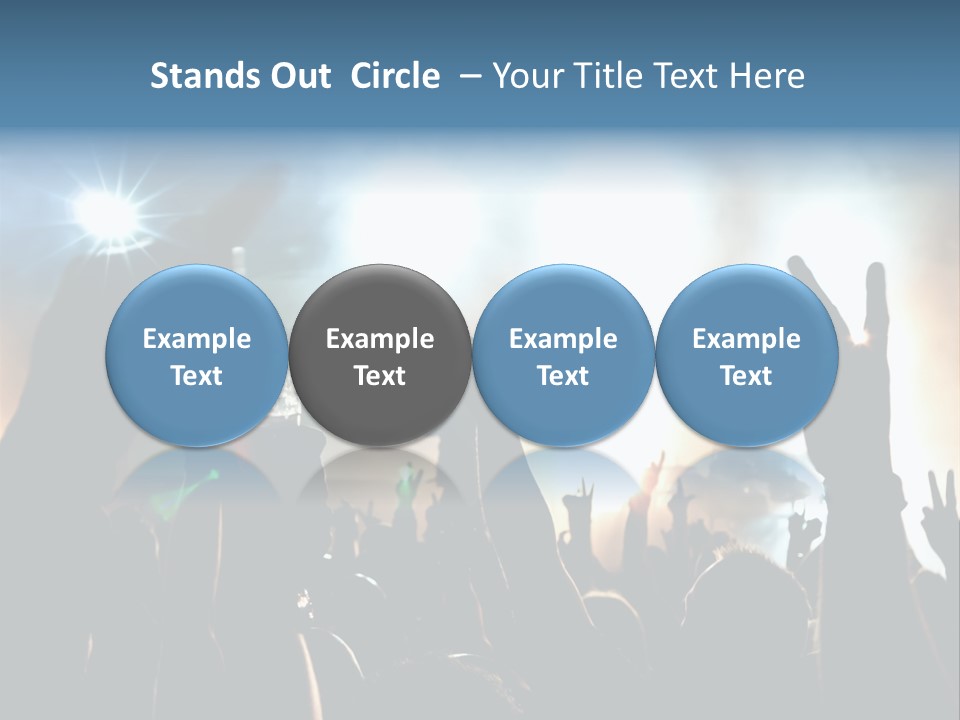 Rhythmus Party Nachtleben PowerPoint Template