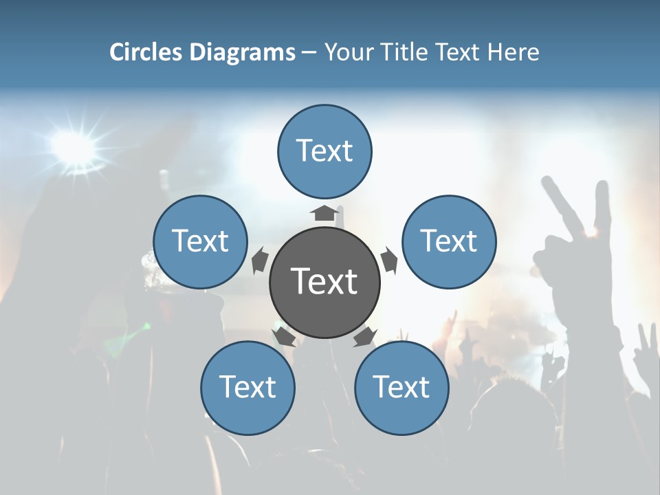 Rhythmus Party Nachtleben PowerPoint Template
