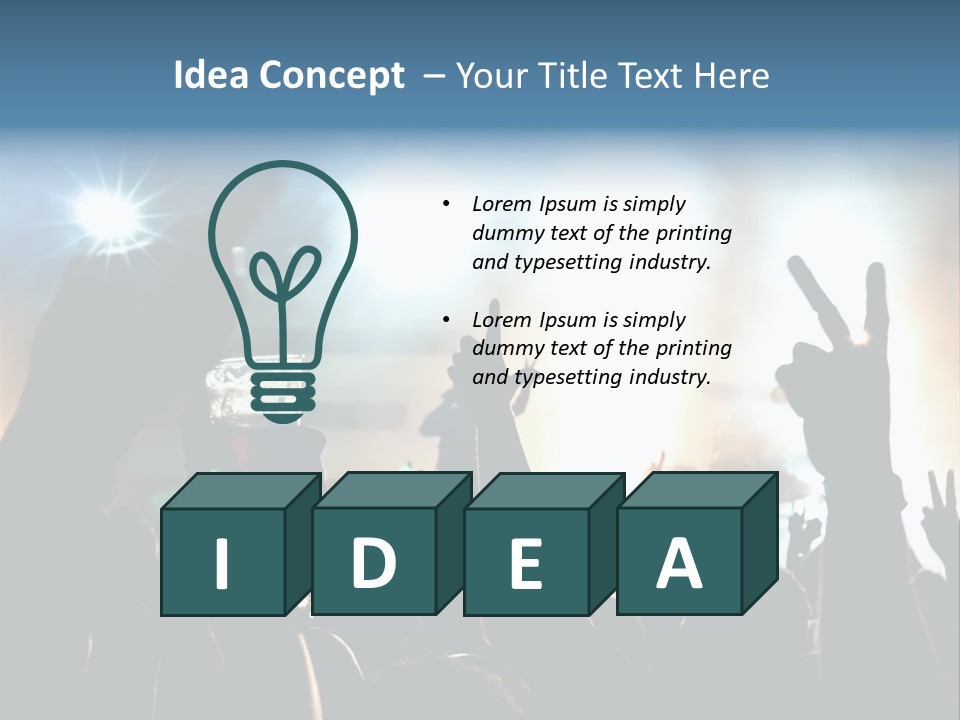 Rhythmus Party Nachtleben PowerPoint Template